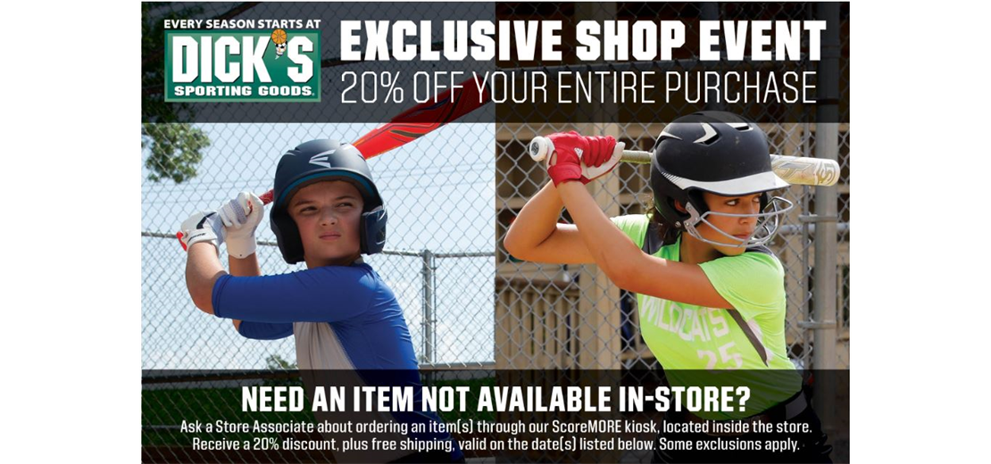 Dick's Sporting Goods Sales Event